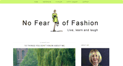 Desktop Screenshot of nofearoffashion.com