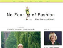 Tablet Screenshot of nofearoffashion.com